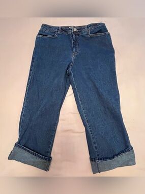 French Dressing Women's High Rise Cropped Rolled Jeans
